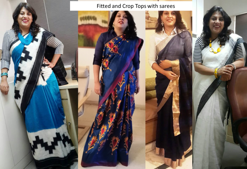 sarees and tops